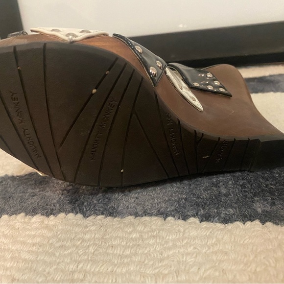 Naught Monkey Patent Leather Patchwork Heels - Picture 8 of 8